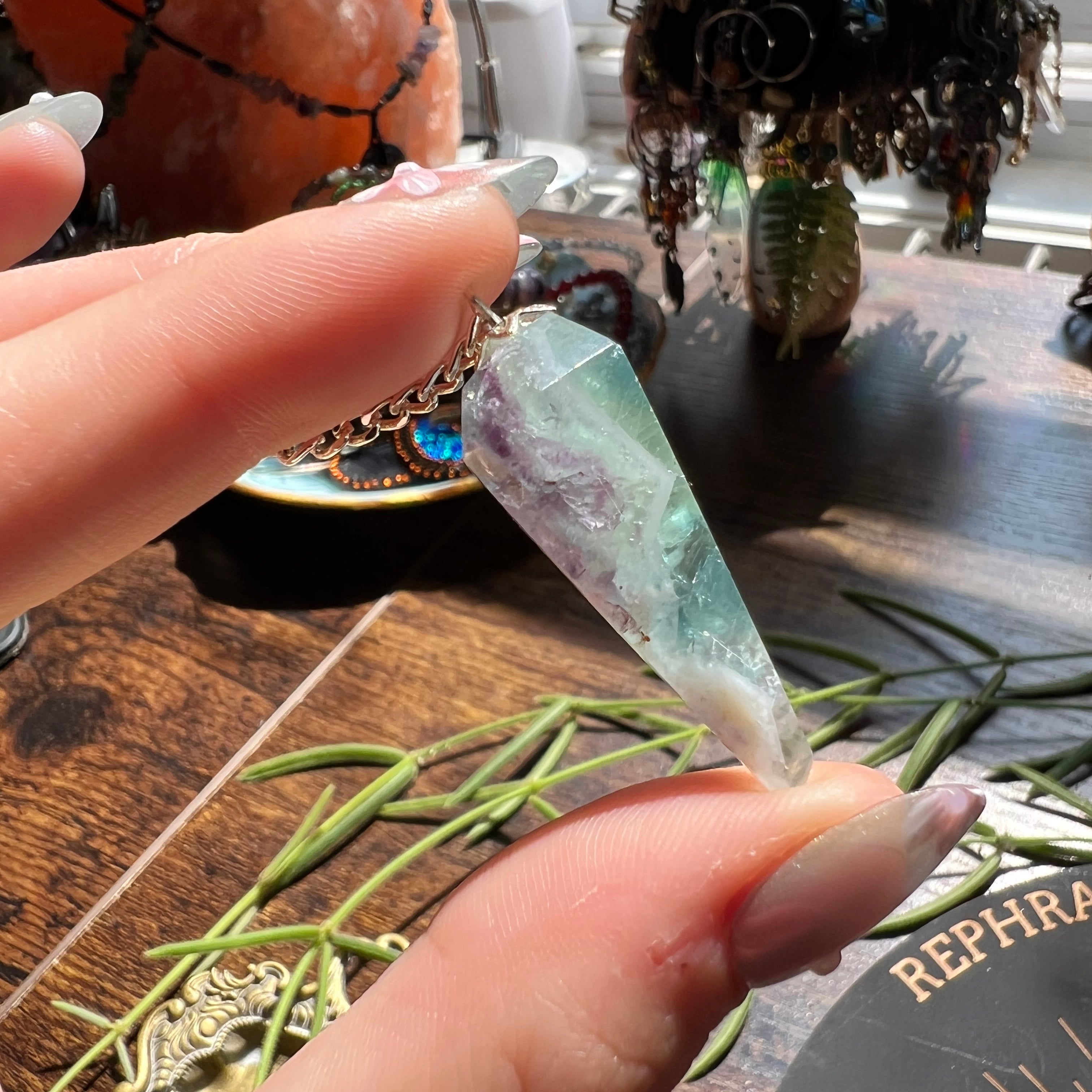 Fluorite Pendulum