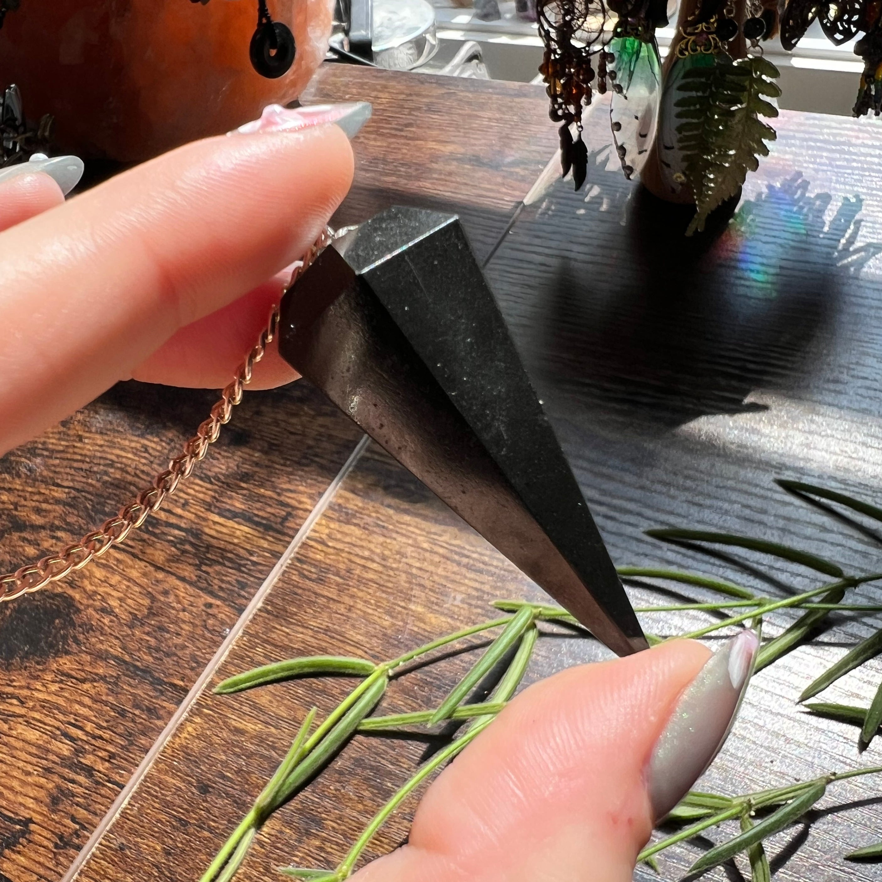 Black Tourmaline Pendulum