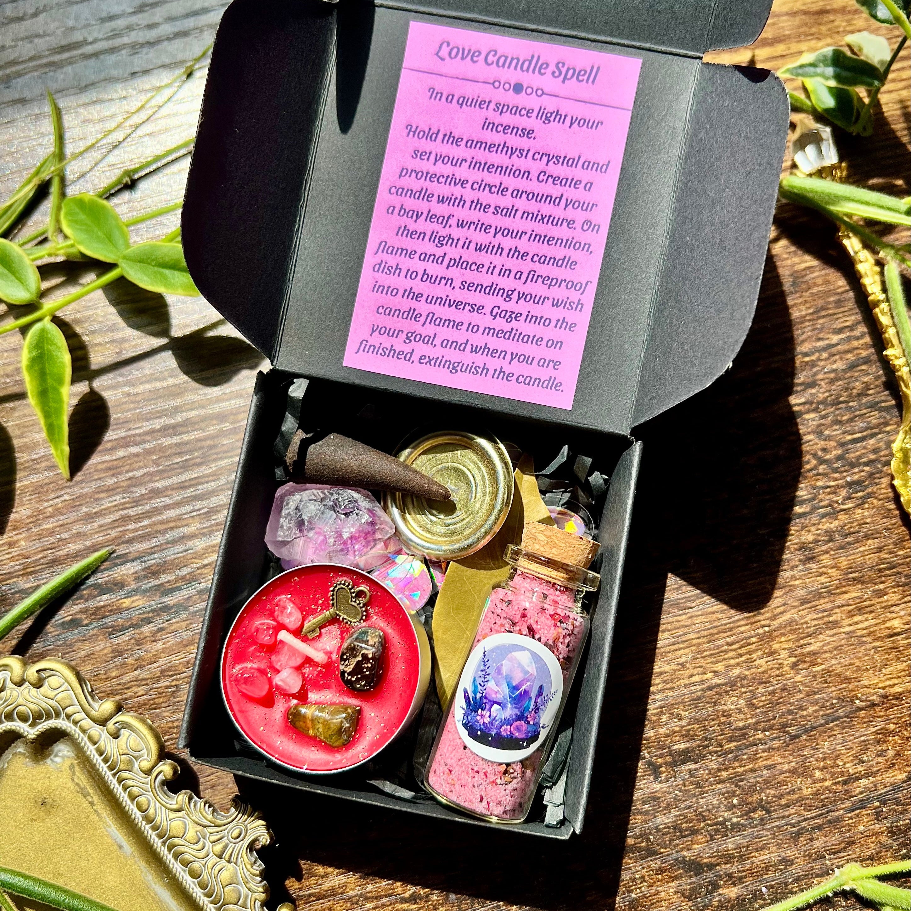 Love Candle Spell Kit