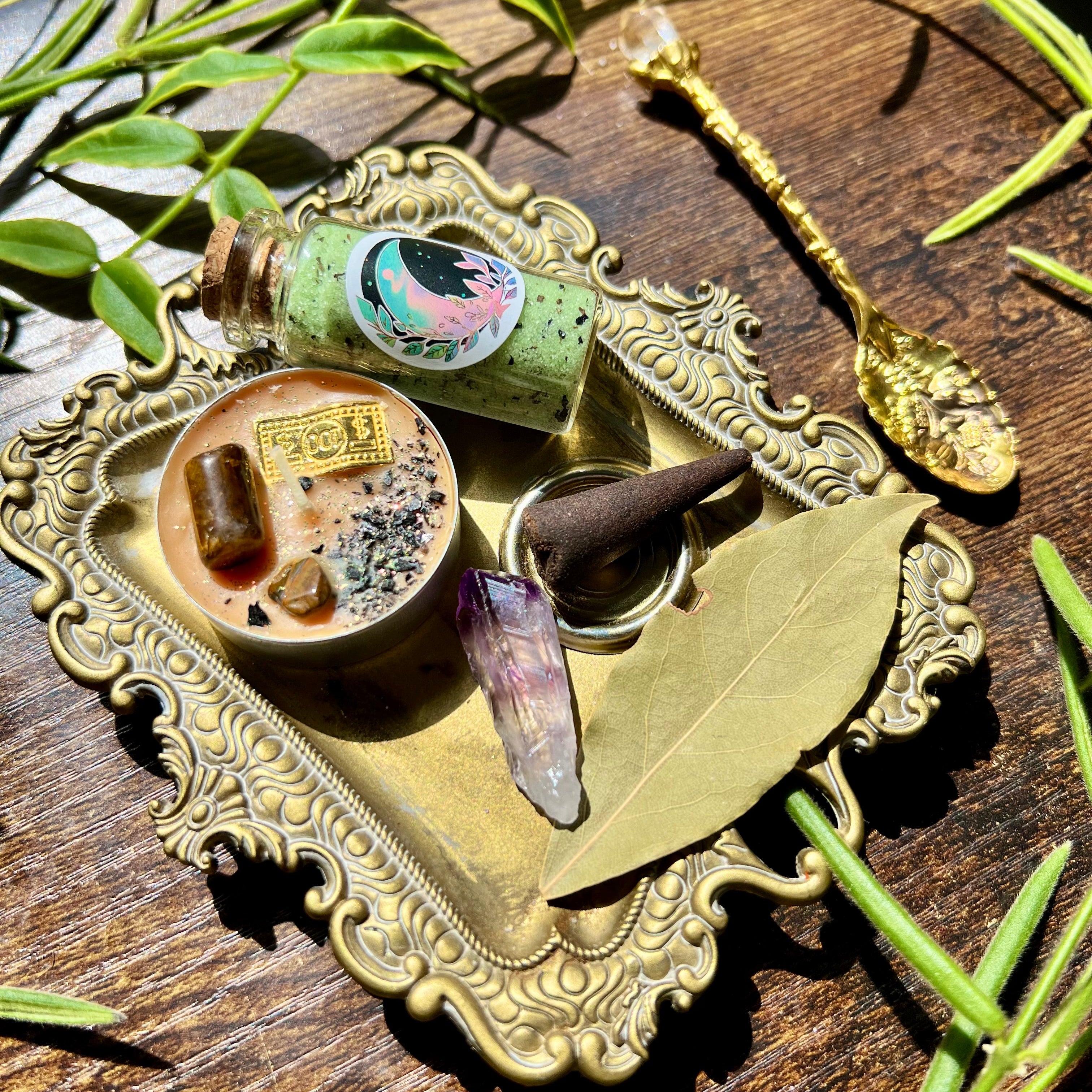 Money Candle Spell Kit