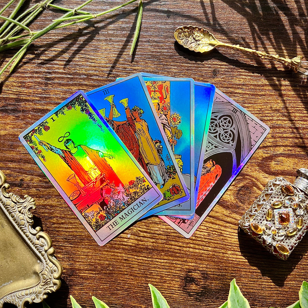 Mystery Tarot Card - Holo A.E Waite Deck