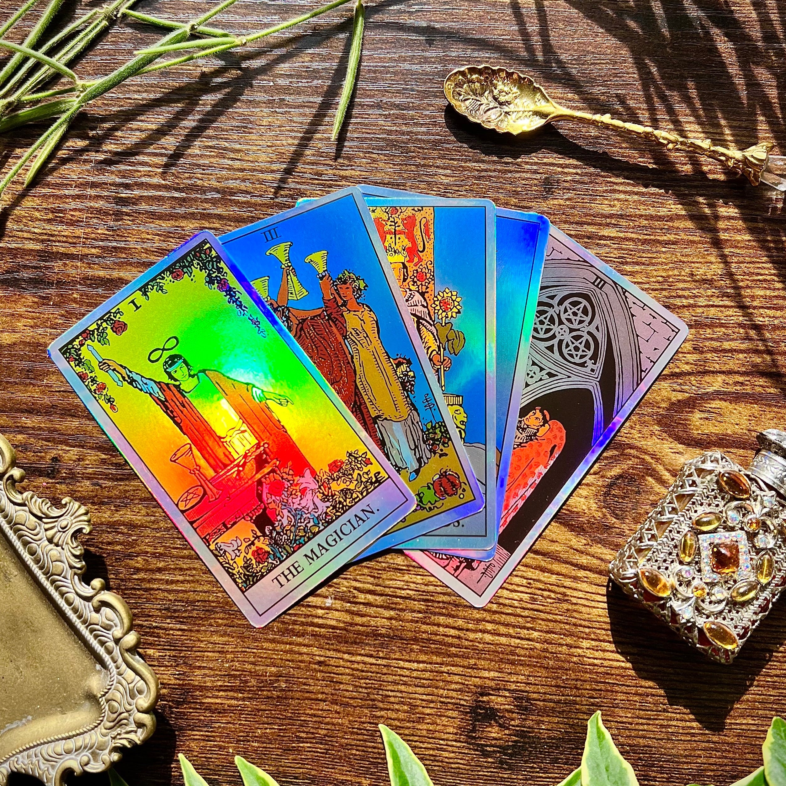 Mystery Tarot Card - Holo A.E Waite Deck