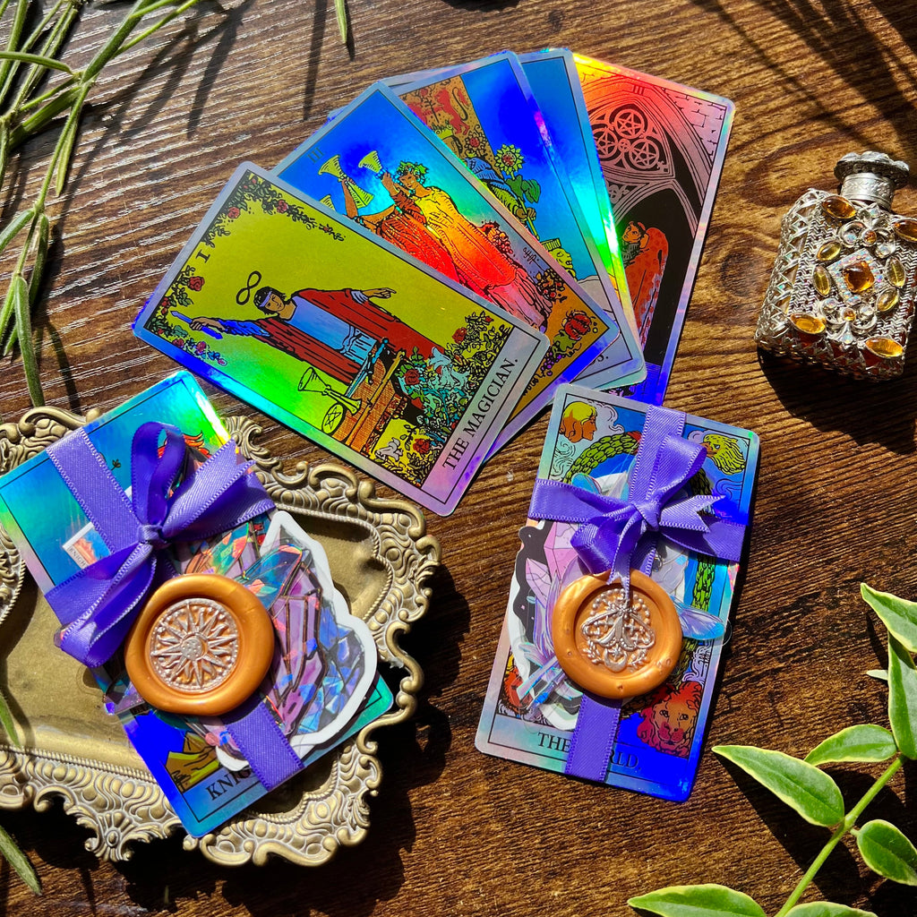 Mystery Tarot Card - Holo A.E Waite Deck