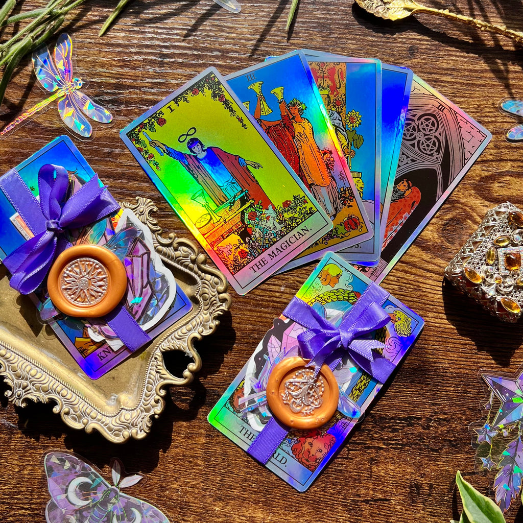 Mystery Tarot Card - Holo A.E Waite Deck