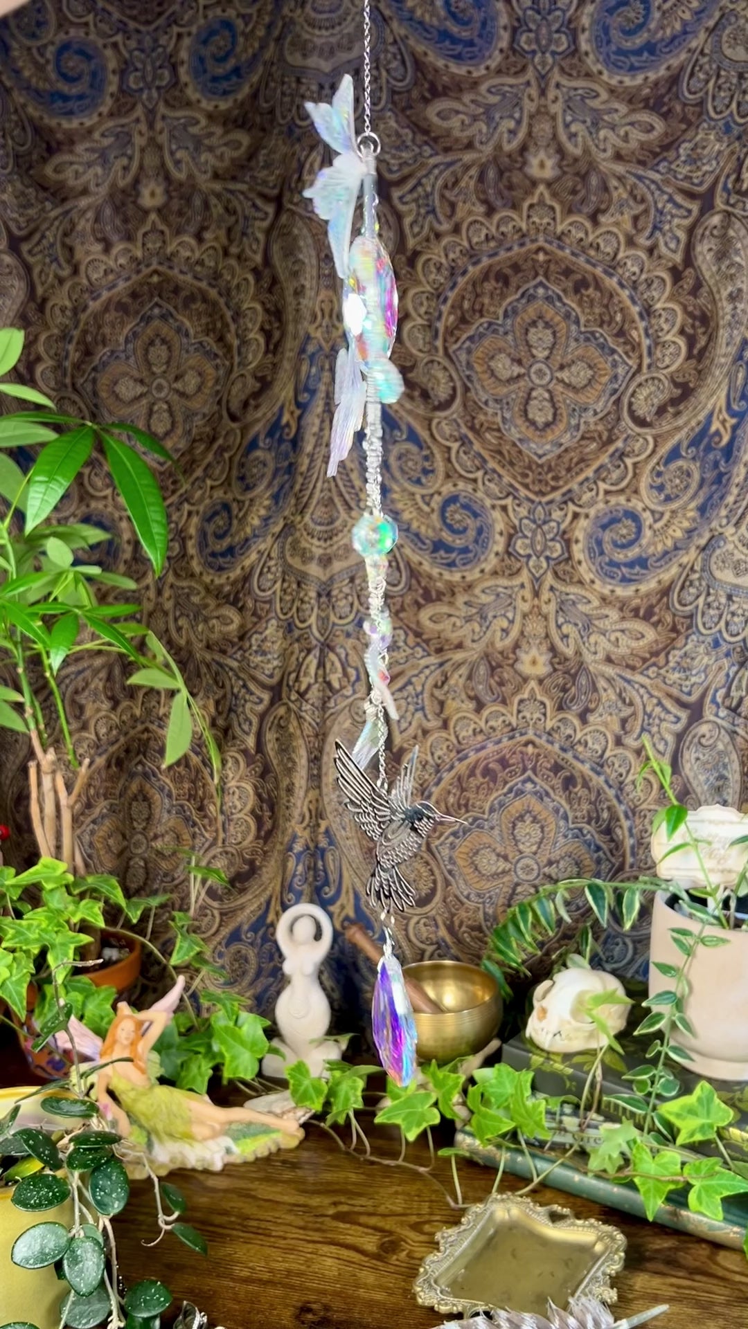 Spring Hummingbird Suncatcher