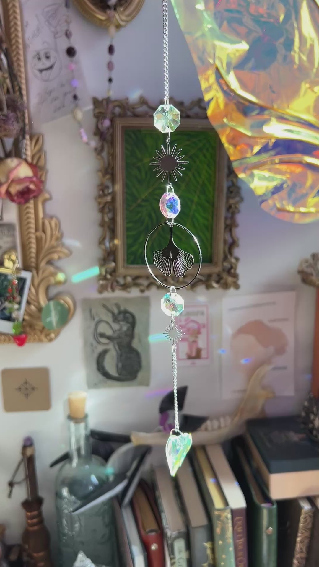 Ginkgo Leaf Suncatcher