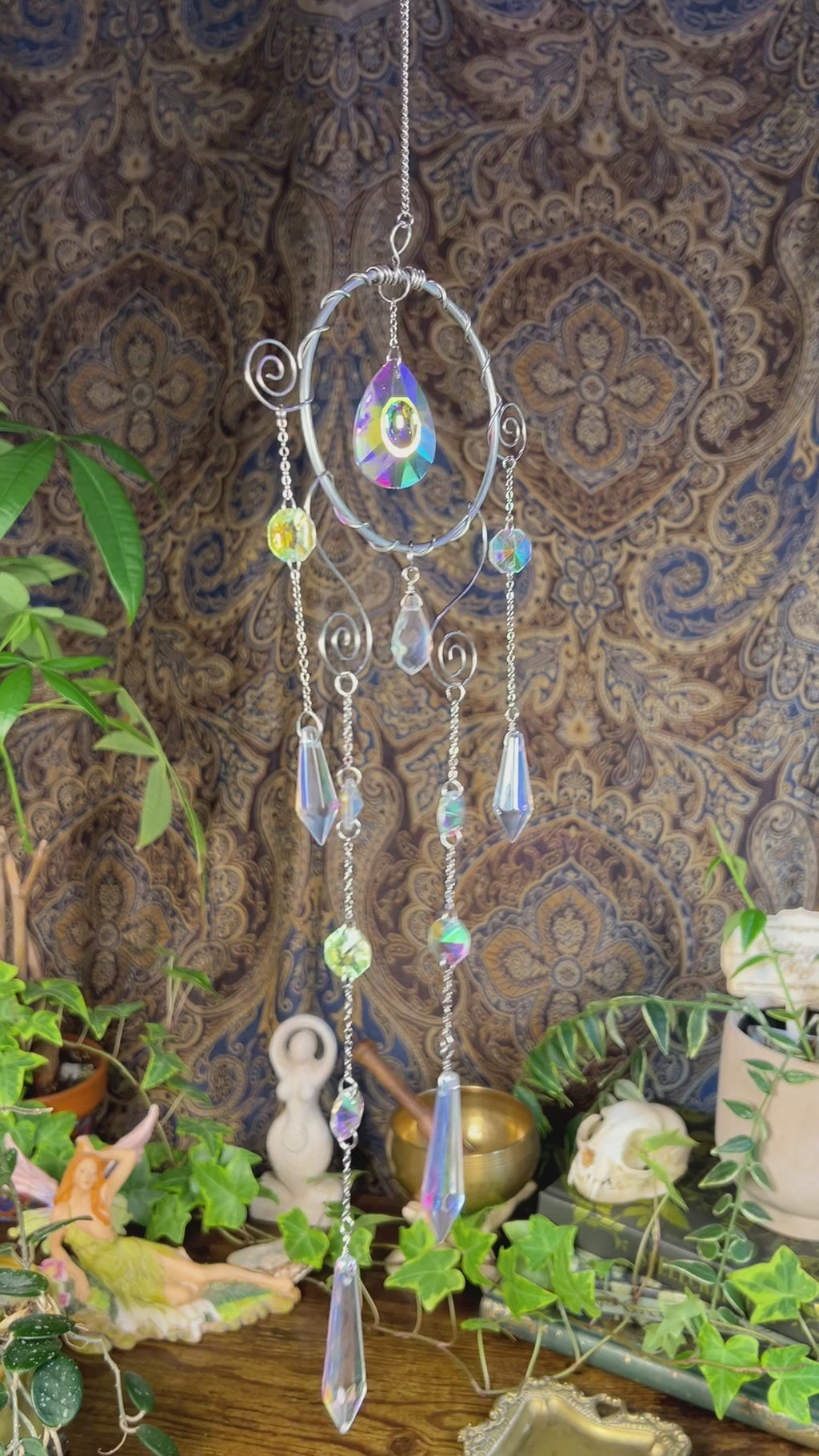 Rainbow Swirls Suncatchers