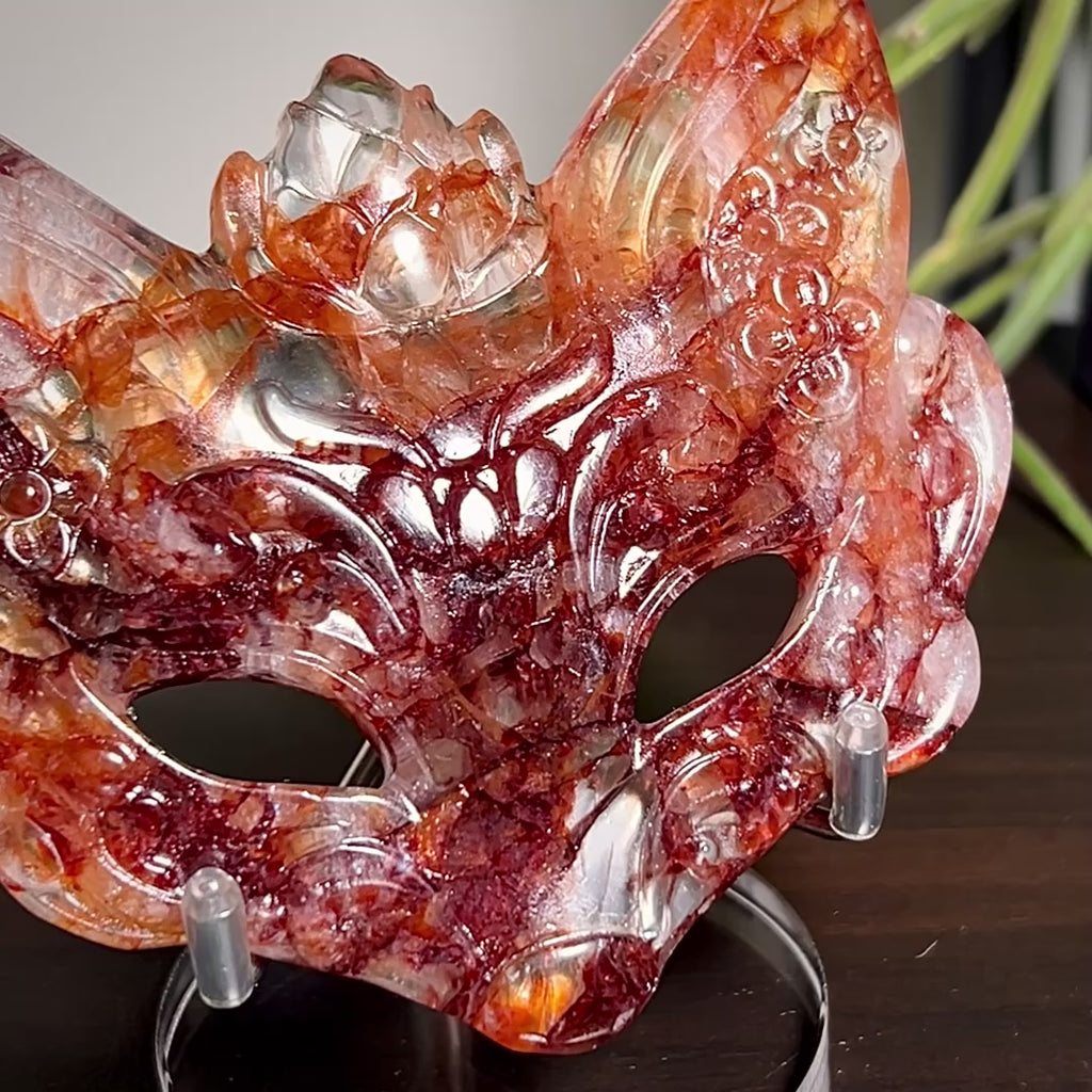 Fire Quartz Fox Mask
