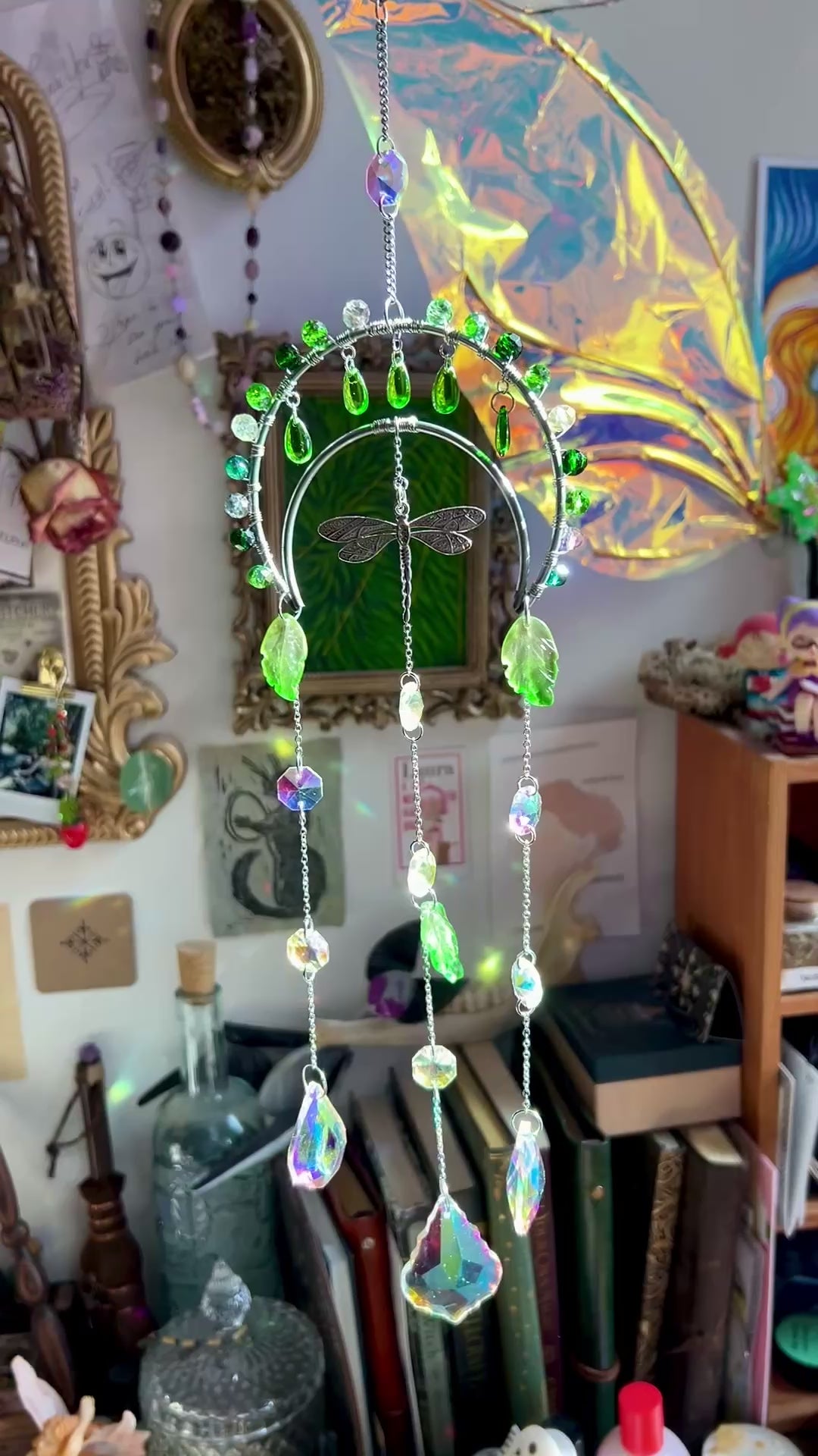 Dragonfly Garden Sun Catcher
